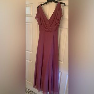 Davids bridal bridesmaid dress in Chianti size 4